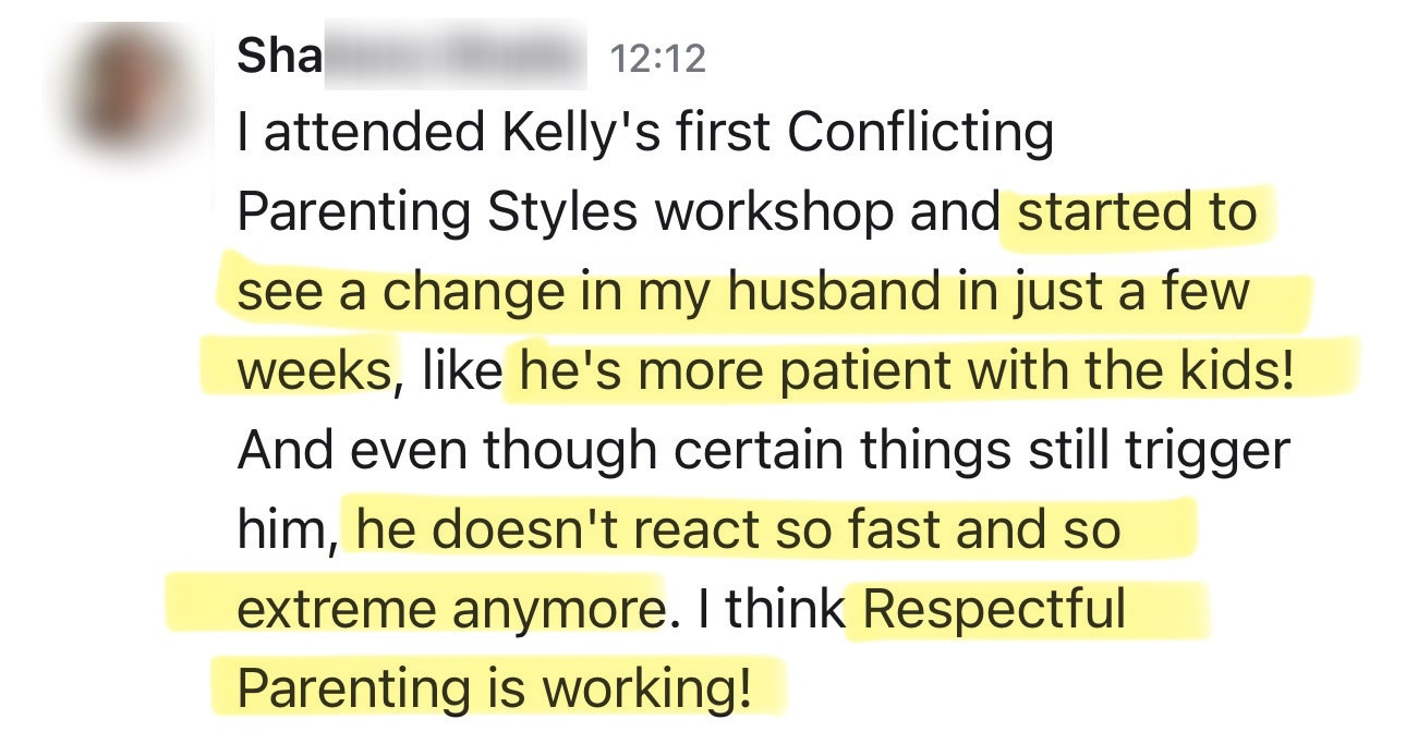 It used to take a toll on my emotional state, but after this week's course I really feel like an adult taking control of things, and I have little to no anxiety when it happens. I really like this and I feel empowered!